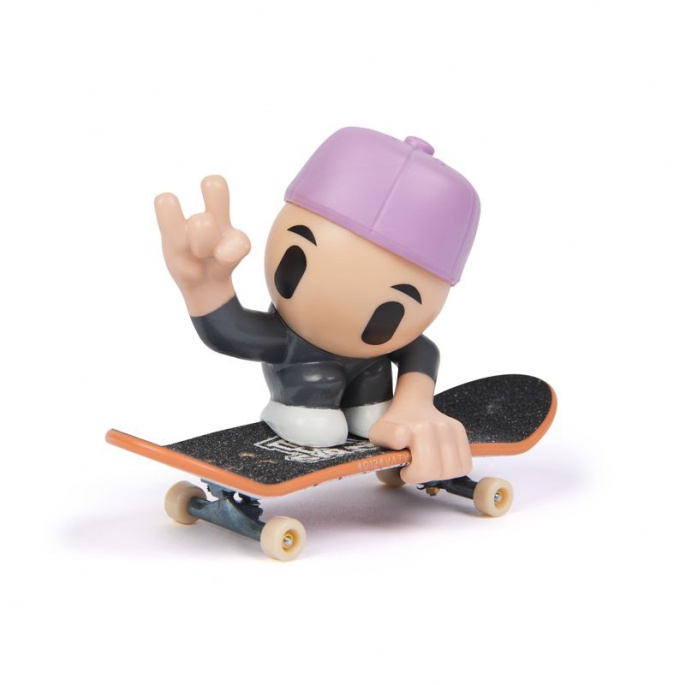 Tech Deck SK8 Crew fingerboard s figurkou fialová kšiltovka