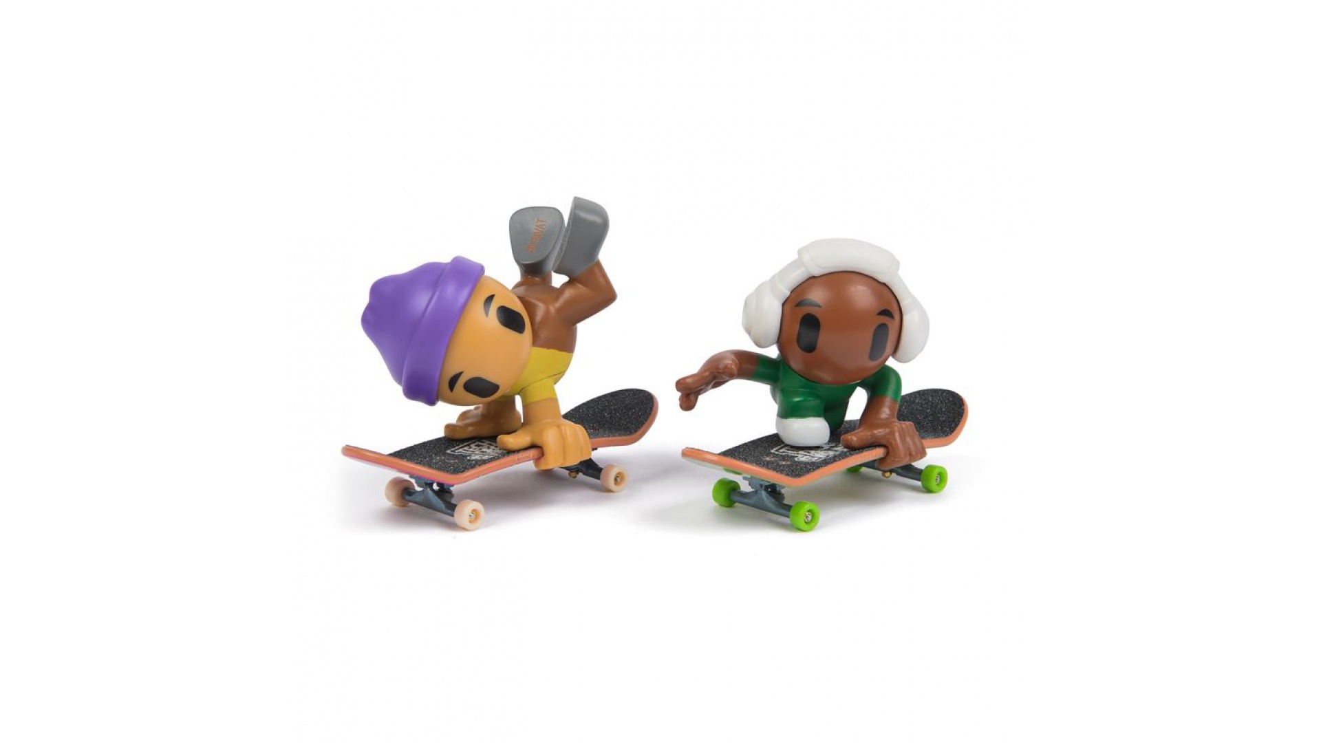 Levně Tech Deck SK8 Crew fingerboard s figurkou dvojbalení fialová čepice a bílá sluchátka