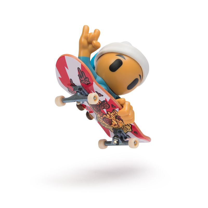 Tech Deck SK8 Crew Fingerboard figurás dupla csomag fehér sapkával és szürke fejhallgatóval