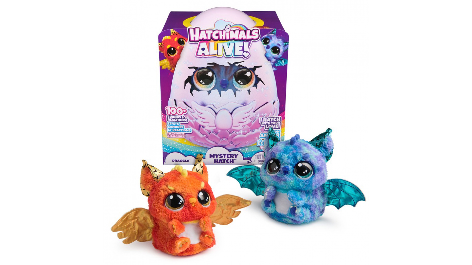 Levně Hatchimals líhnoucí se interaktivní zvířátko dráček
