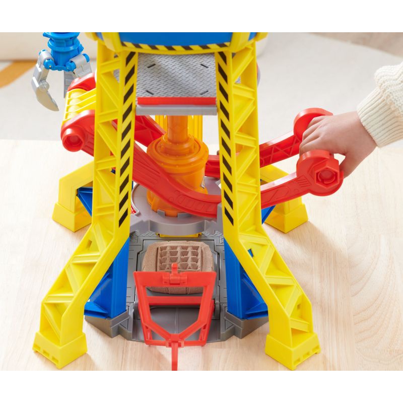 Paket: Rubble och hans lag interaktiv kran med ljud 60 cm + grundfordon Rubble