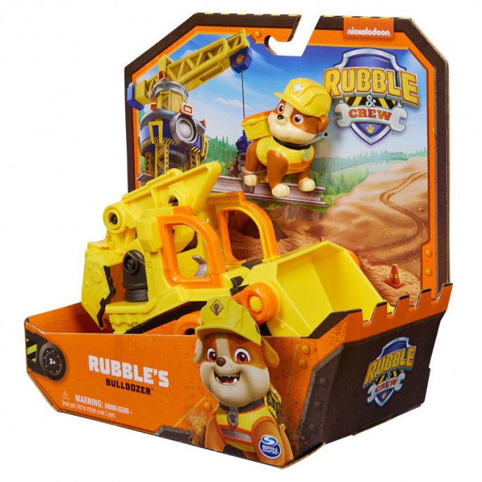 Prisvärt paket: Paw Patrol stor torn Rescue Wheels + Rubble & Crew fordon Rubble