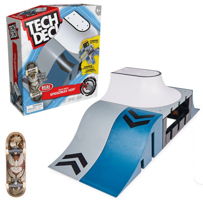Akce 1+1: Tech Deck Xconnect Speed wave + SK8 Crew fingerboard s figurkou ZDARMA