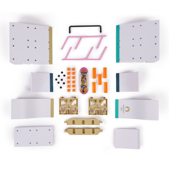 Akce 1+1: Tech Deck olympijský park Sky Brown + SK8 Crew fingerboard s figurkou ZDARMA