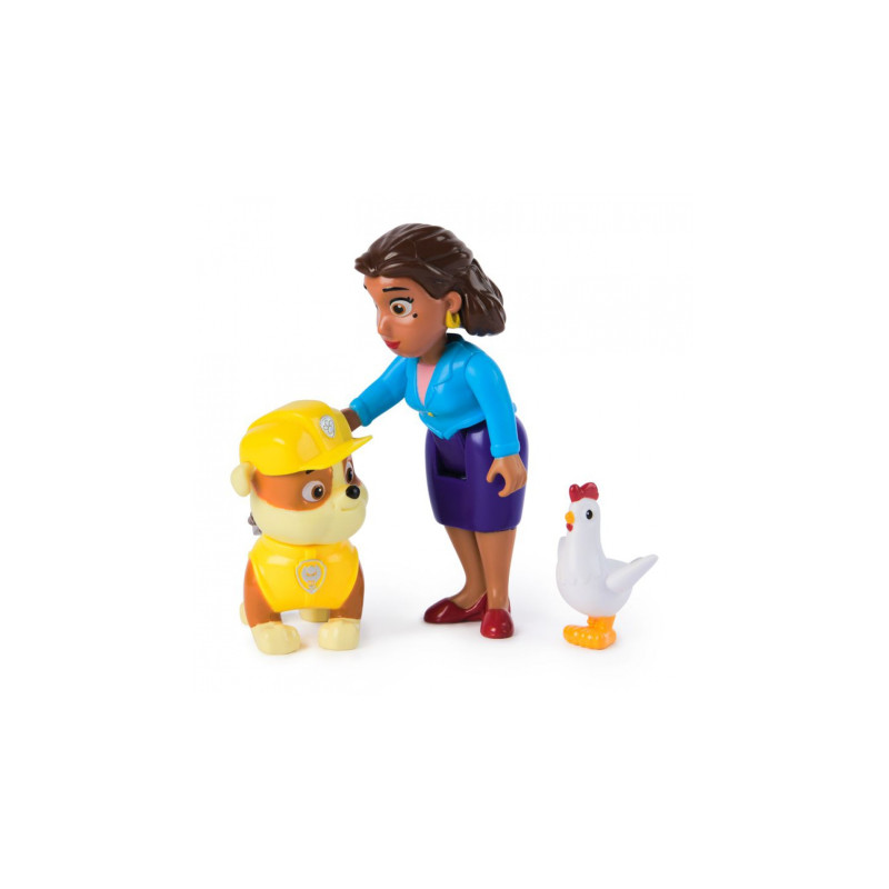 Paket: Rubble och hans gäng interaktiv kran 60 cm + borgmästare Goodway och Rubble till halva priset