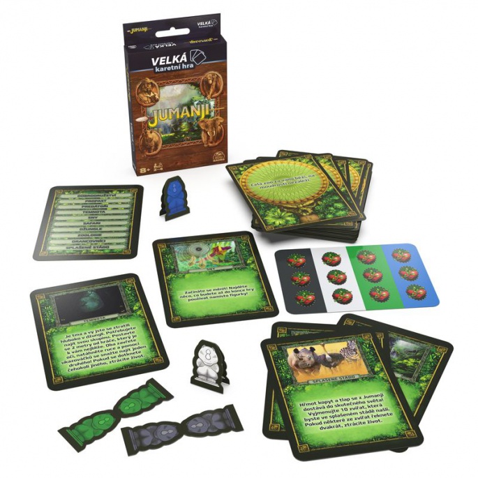 Spin Master Games Jumanji karetní verze  - česká verze