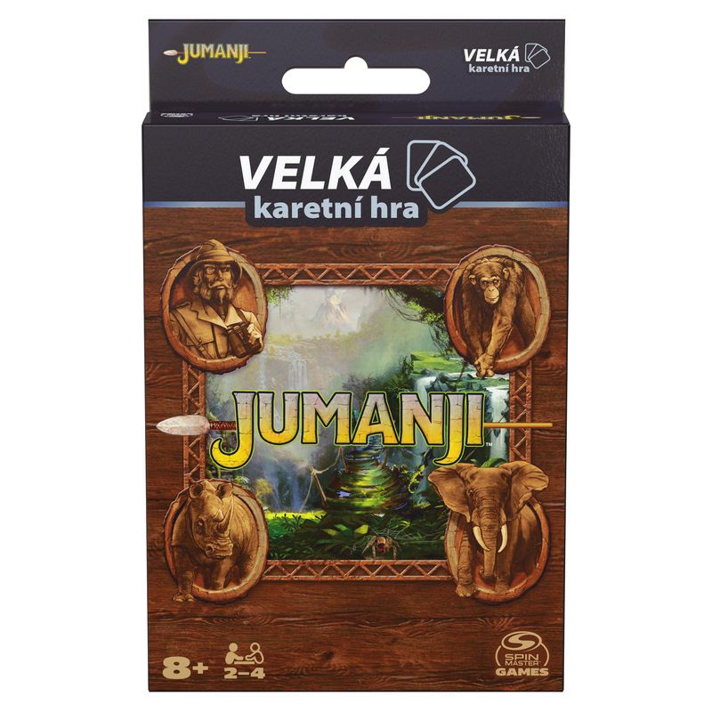 Spin Master Games Jumanji karetní verze  - česká verze