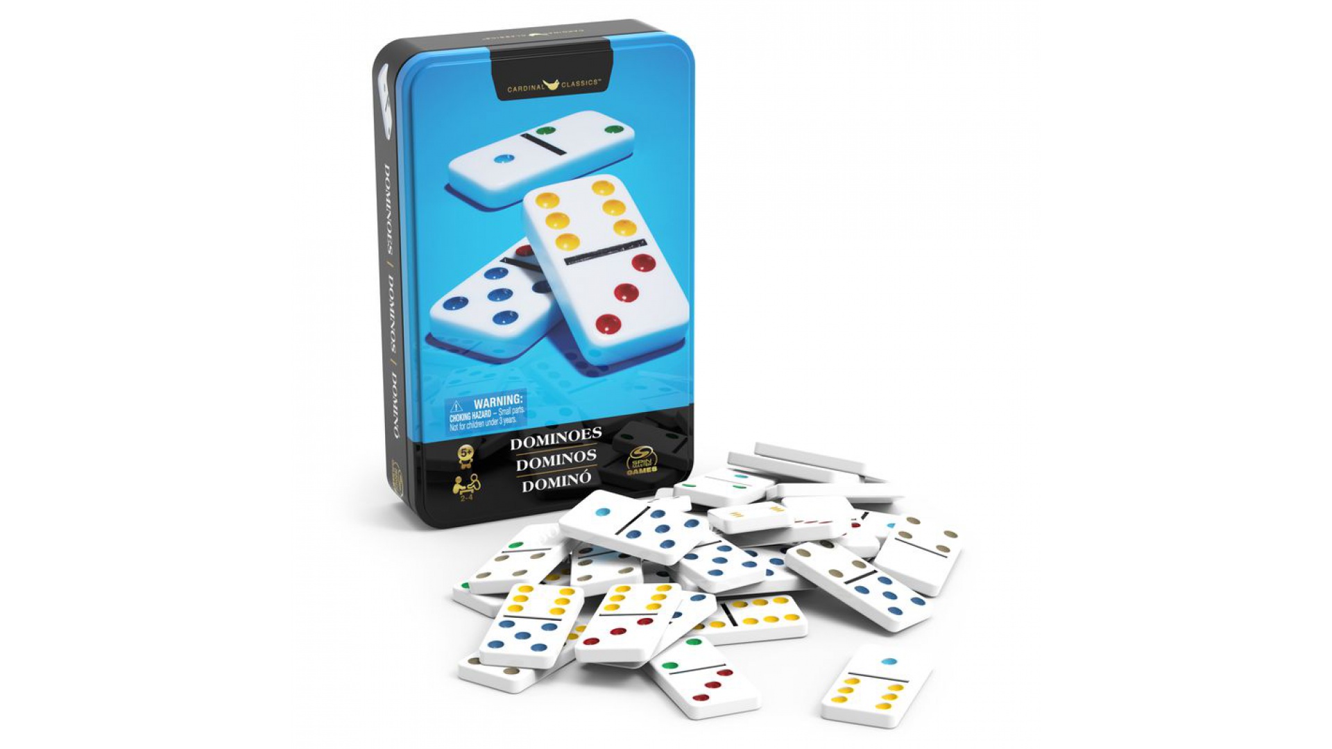 Spin Master Games domino v plechové krabičce