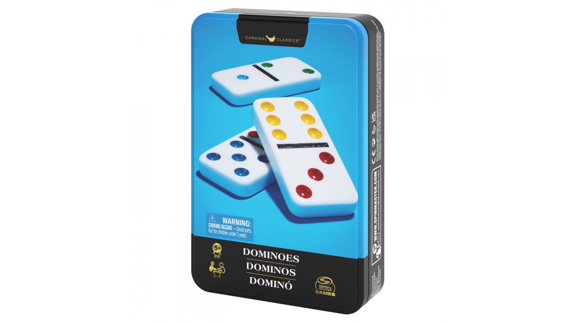 Spin Master Games domino v plechovej krabičke