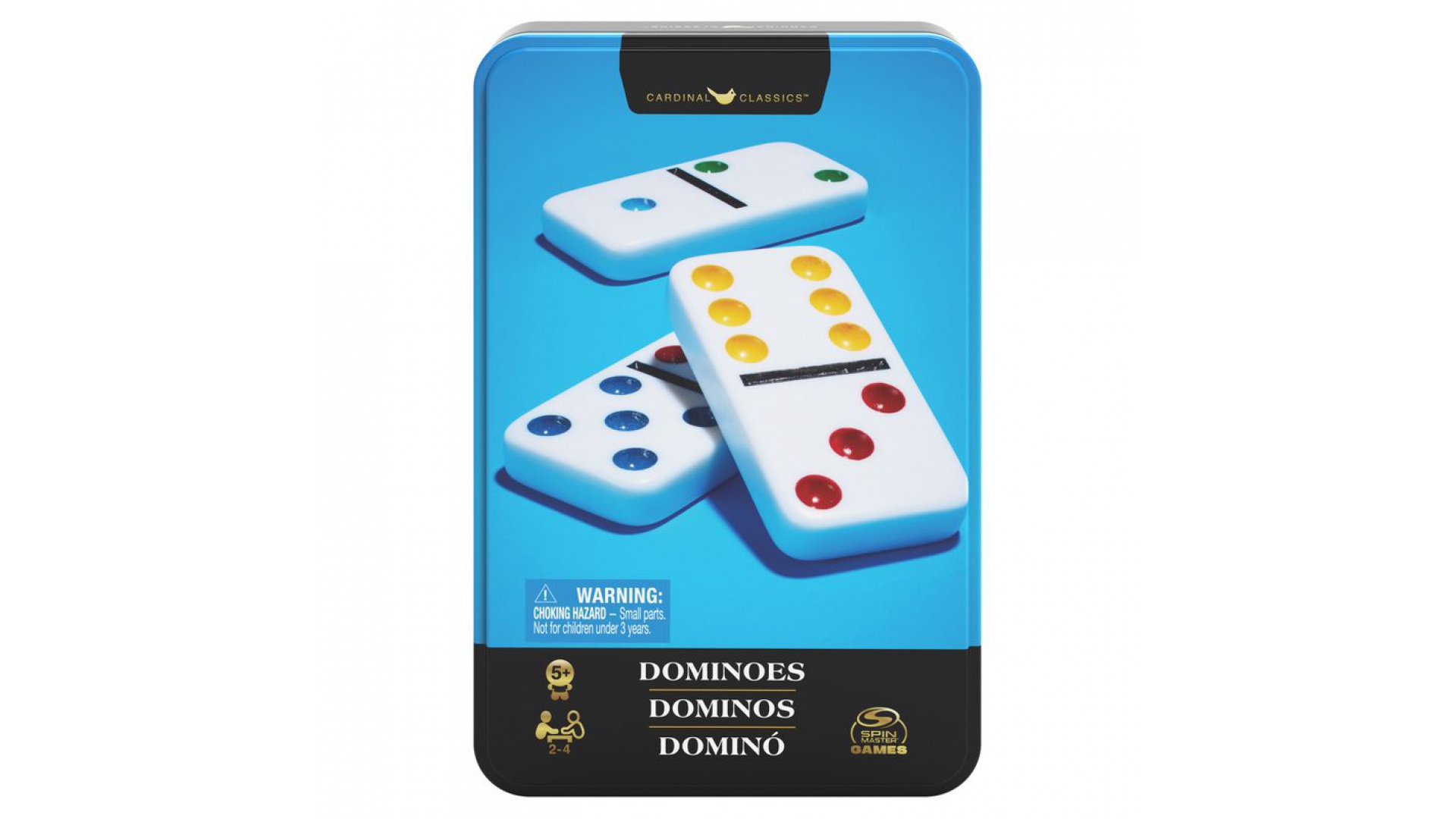 Spin Master Games domino v plechovej krabičke