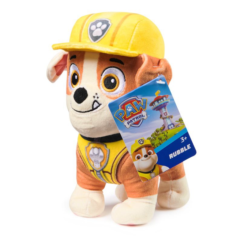 Paw Patrol grundläggande plysch Rubble 18 cm