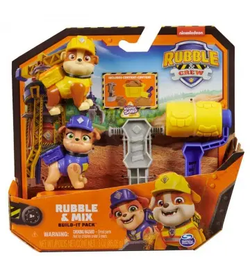 Rubble és a csapat Rubble és a Mix figurák kiegészítőkkel