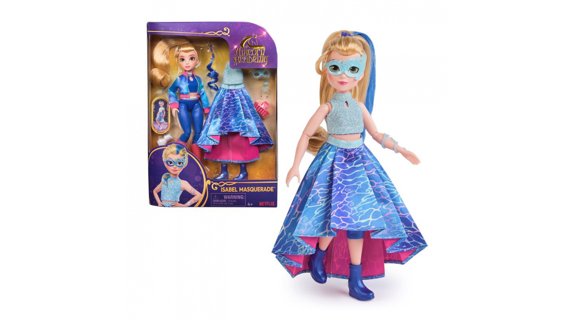 Levně Jednorožčí akademie deluxe panenka Isabel 24 cm