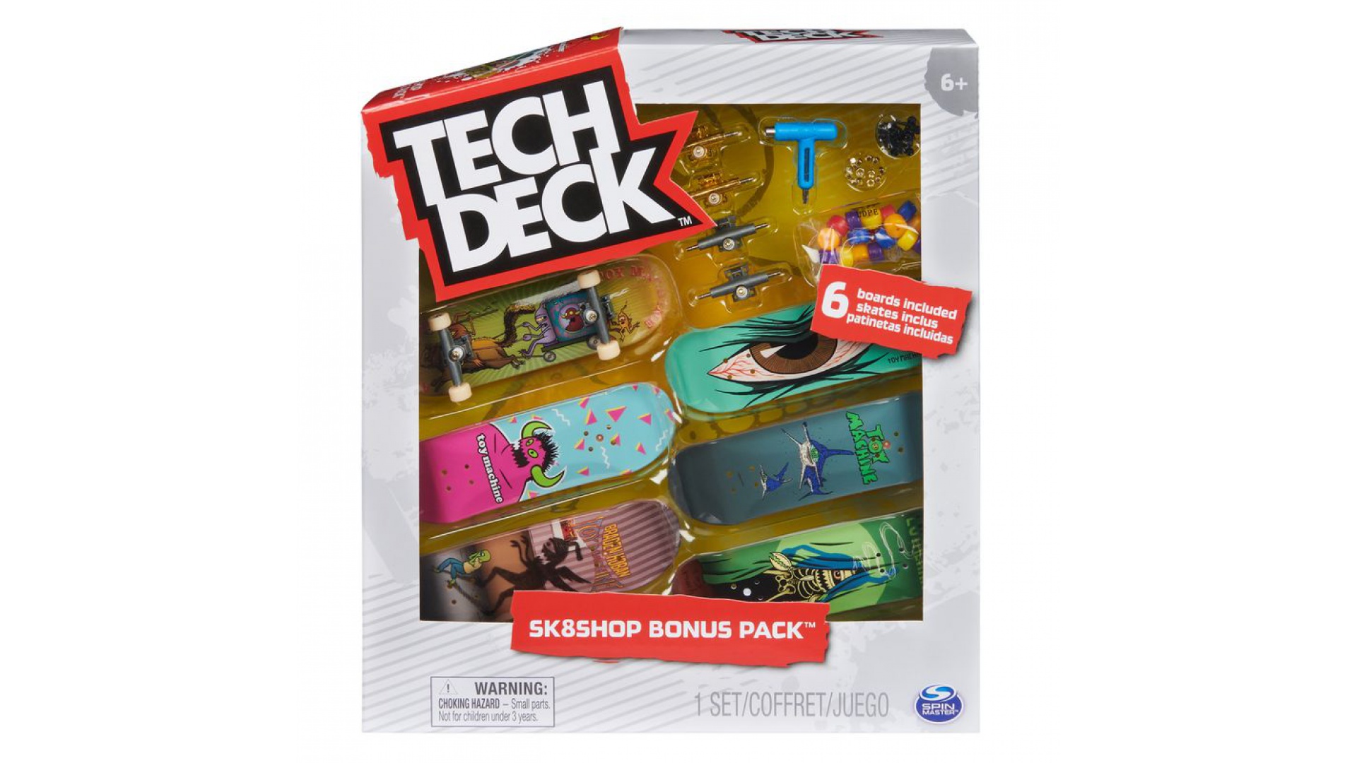 Levně Tech Deck fingerboard 6ks s příslušenstvím