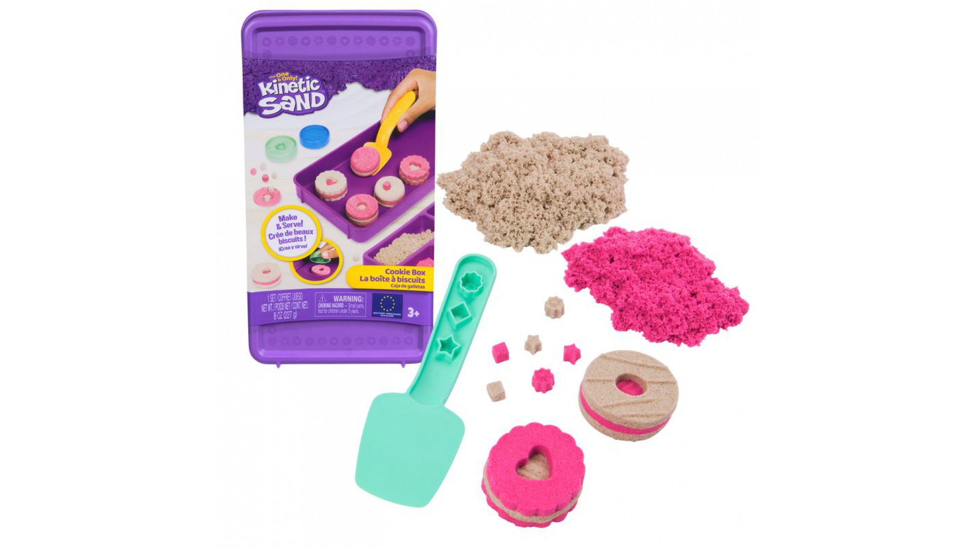 Levně Kinetic Sand tvoření koláčků