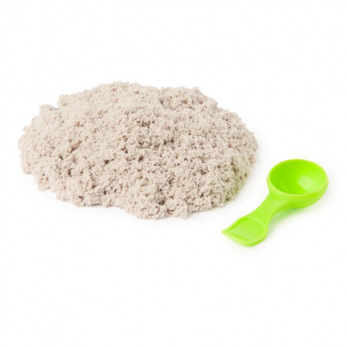 Kinetic Sand vit glass i tub