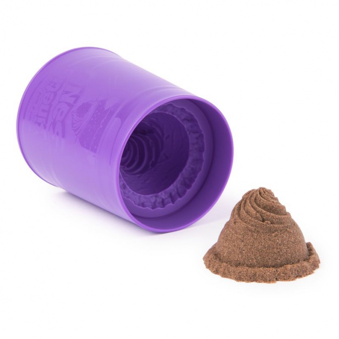 Kinetic Sand brun glass i tub