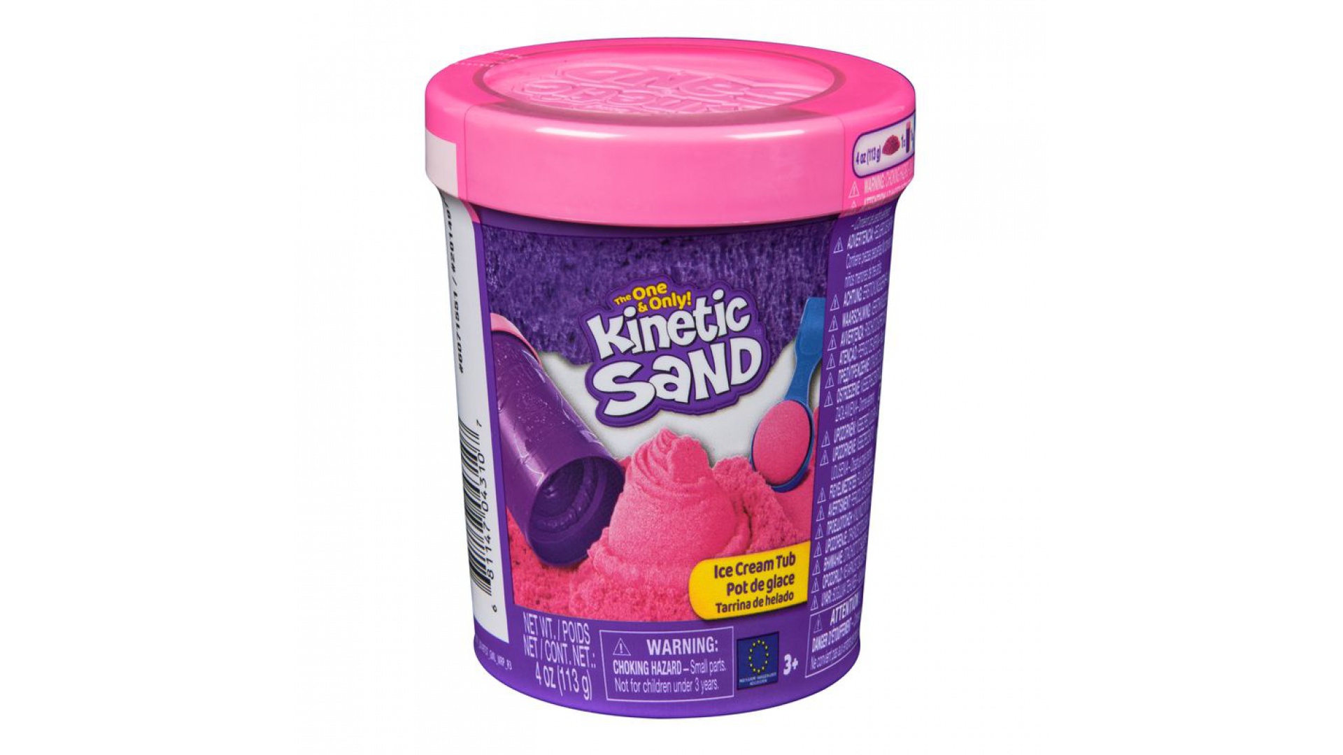 Levně Kinetic Sand růžová zmrzlina v tubě