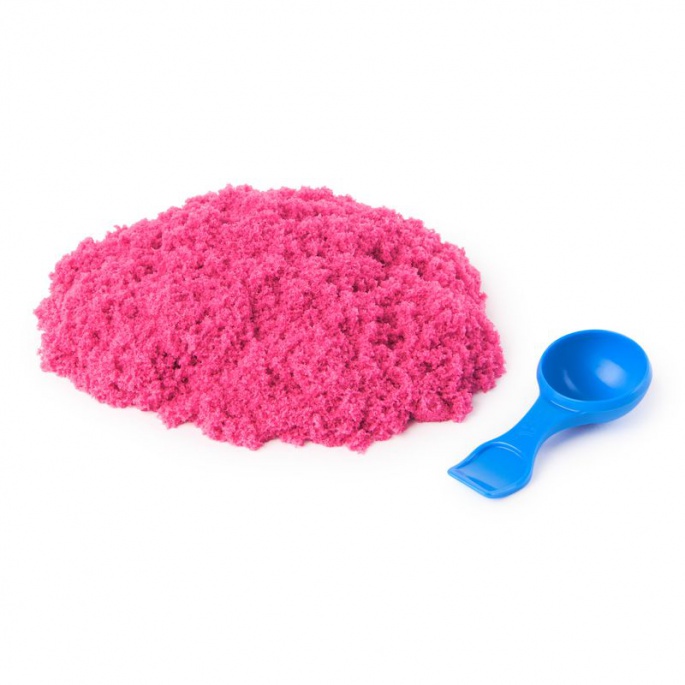 Kinetic Sand rosa glass i tub