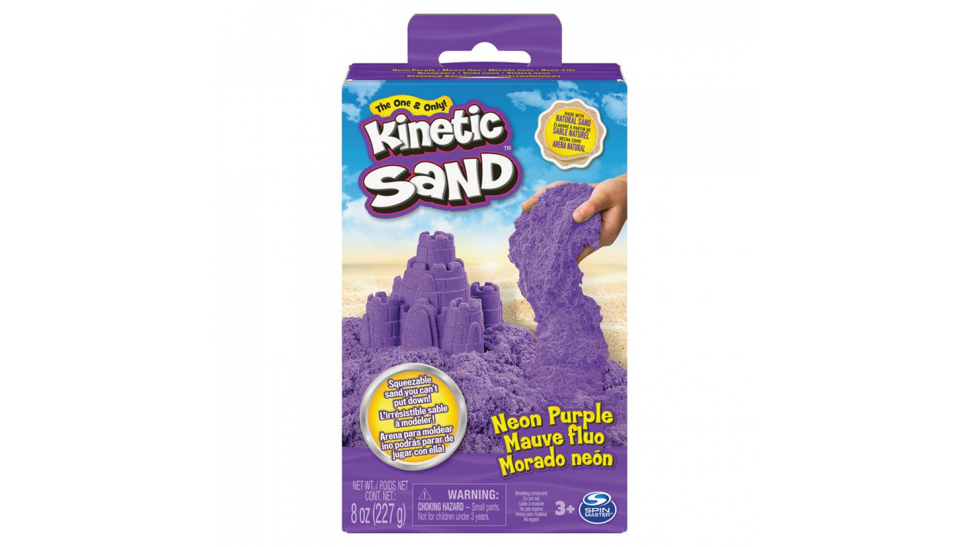 Levně Kinetic Sand neonově fialový písek