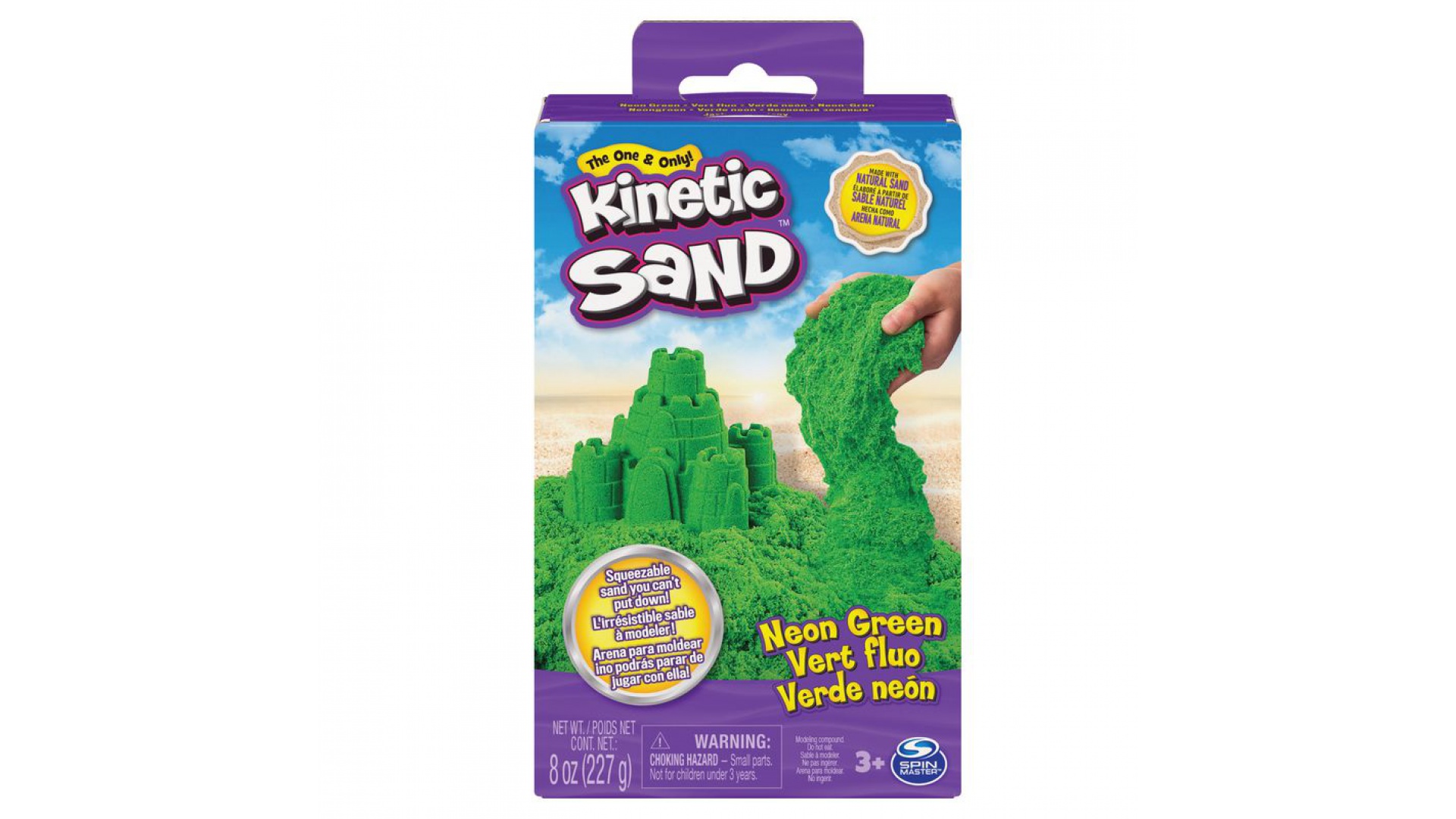 Levně Kinetic Sand neonově zelený písek