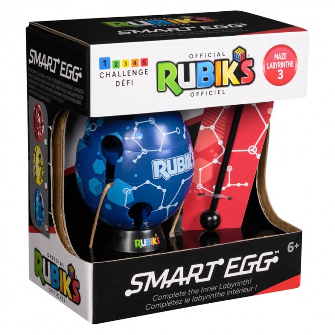 Rubiks kub äggformad blå