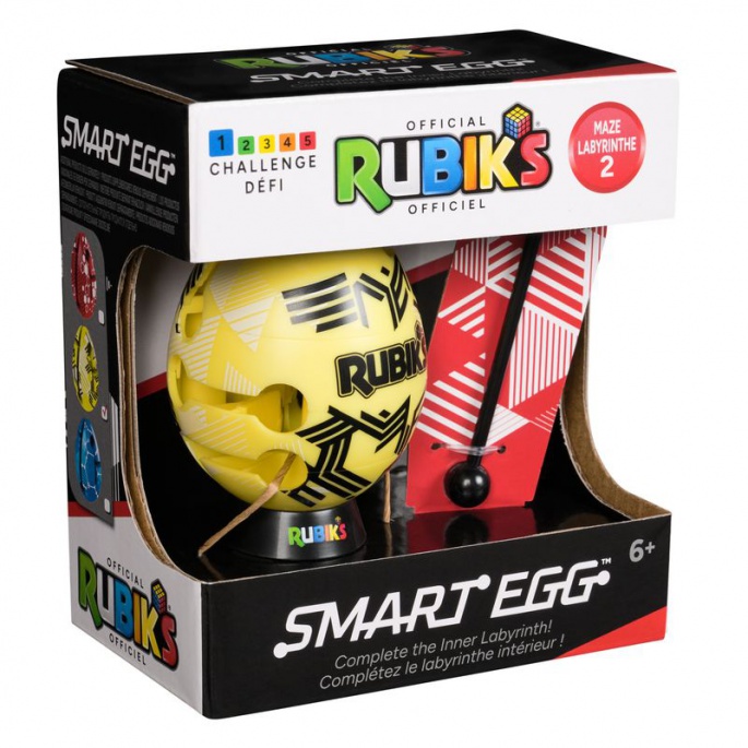 Rubikova kostka hlavolam vajíčko žluté