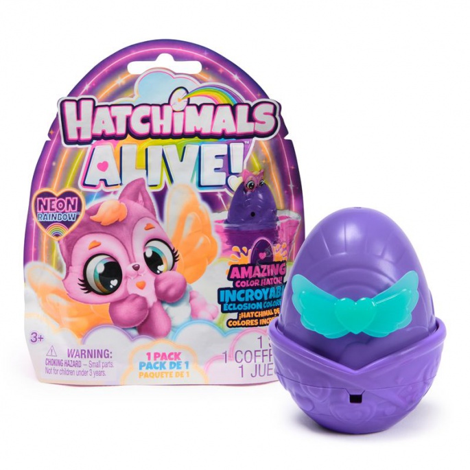 Hatchimals Neon Regnbåge en förpackning