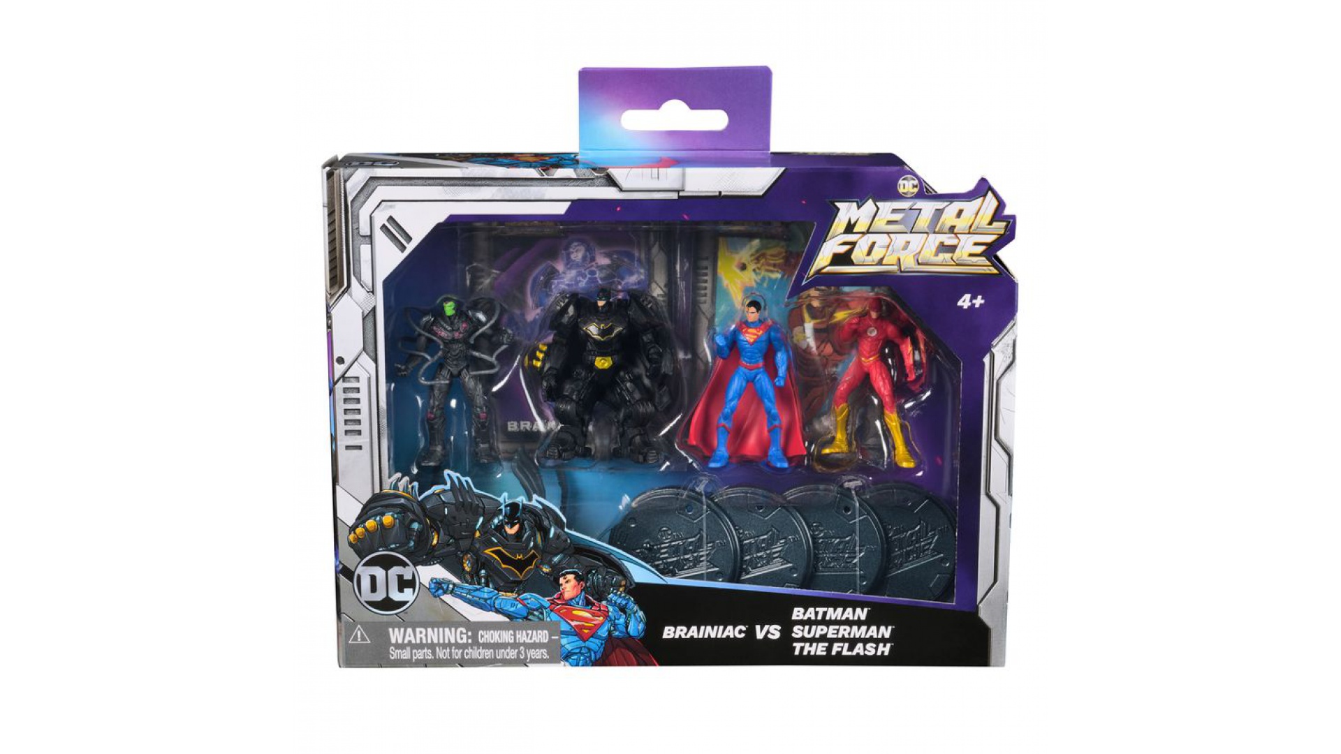 Levně DC Metal Force multibalení figurek s podstavcem 5 cm