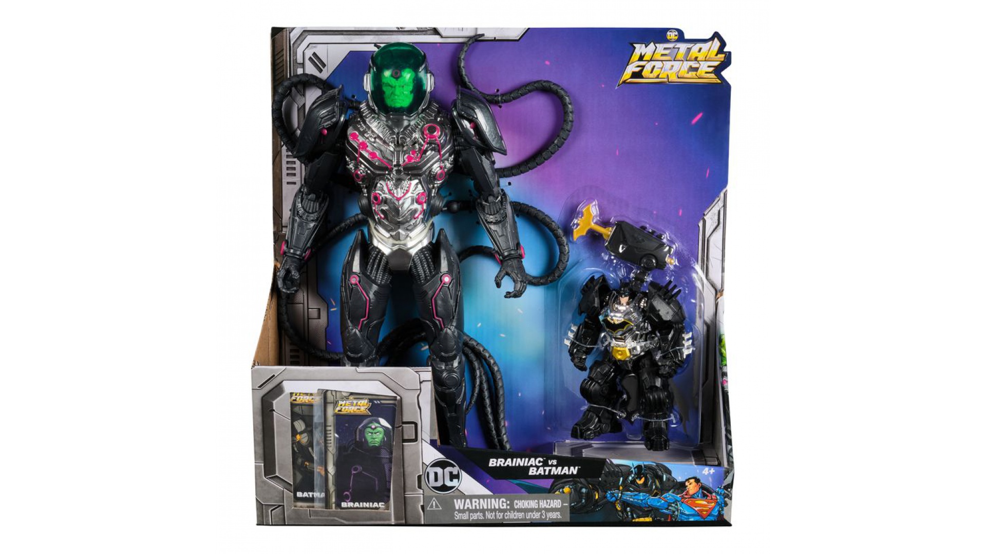 Levně DC Metal Force akční figurka Brainiac 30 cm