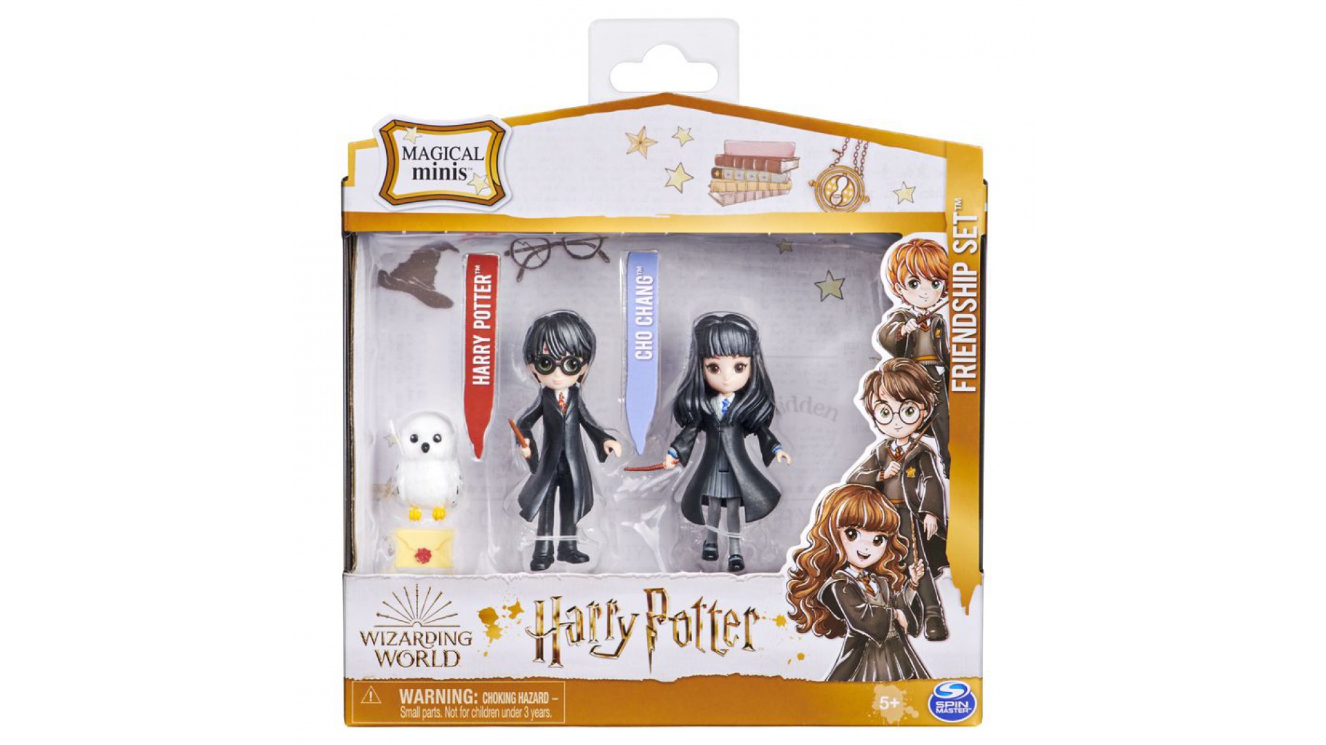 Výpredaj Harry Potter kúzelná palička so svietiacou kazetou + figúrky Harryho a Cho za polovicu