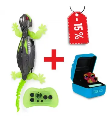 Vorteilhaftes Paket: RC Gekon klettert die Wände hoch + Bitzee Magicals mit 15% Rabatt