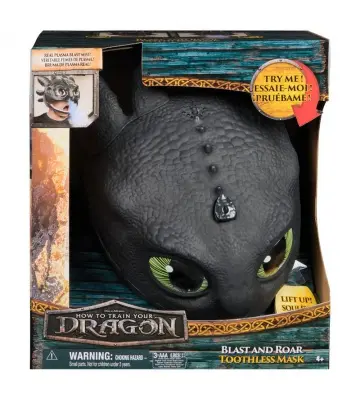 How to Train Your Dragon Toothless mask with sounds and lights