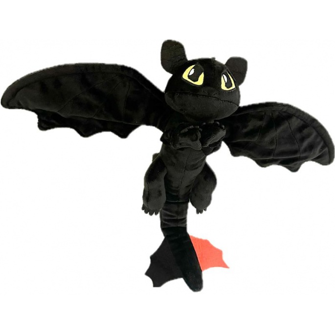 Hur man tränar en drake plyschfigur Toothless kramande