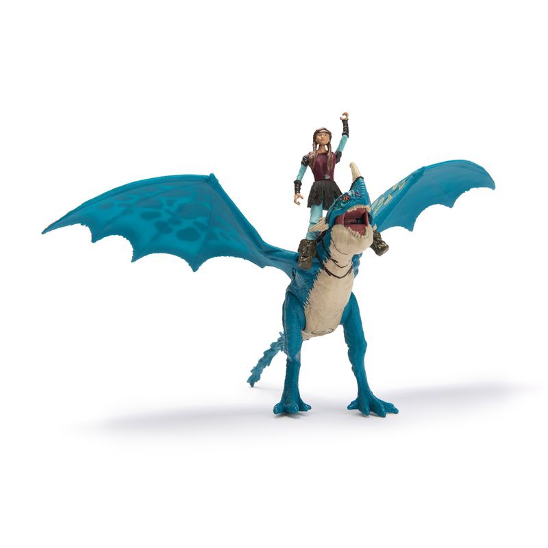 How to Train Your Dragon drake och Viking Nodr Dödskalle och Astrid