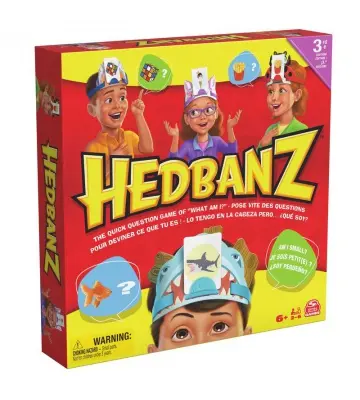Spin Master Games jeu de société de devinettes Hedbanz 2025