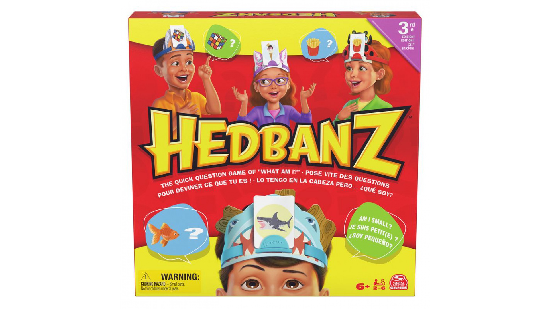 Spoločenská logická hra Hedbanz 2025 od Spin Master Games