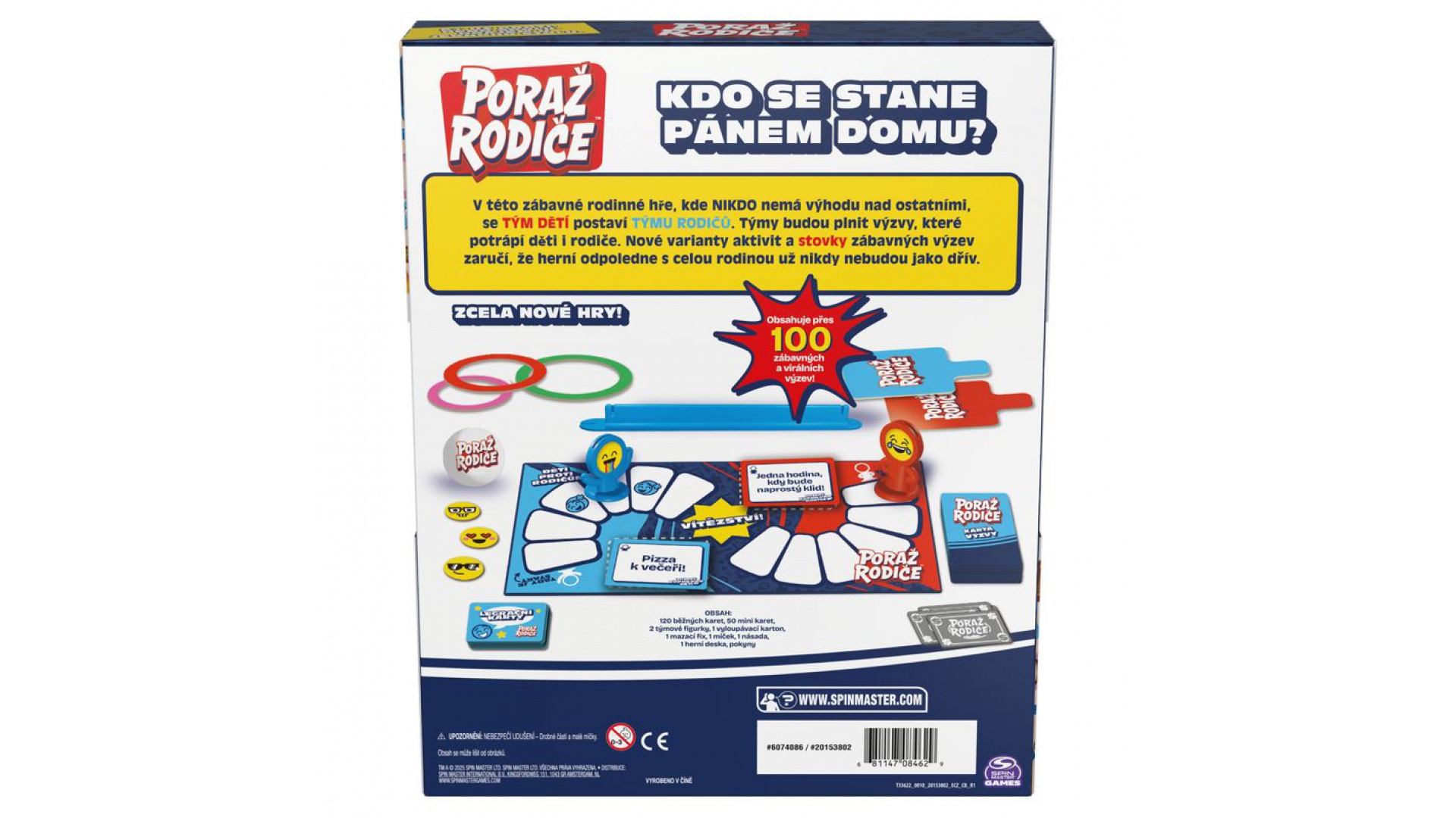 Spoločenská hra Spin Master Games Beat the Parents 2025 - česká verzia