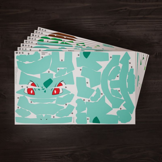 Puzzle Pokémon Bulbasaur 3D