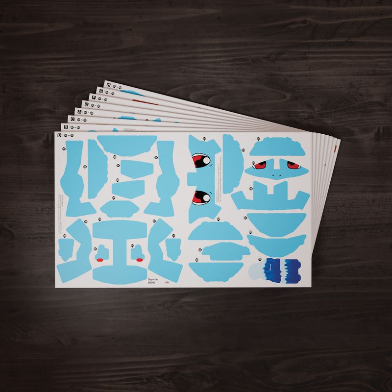 Puzzle Pokémon Squirtle 3D