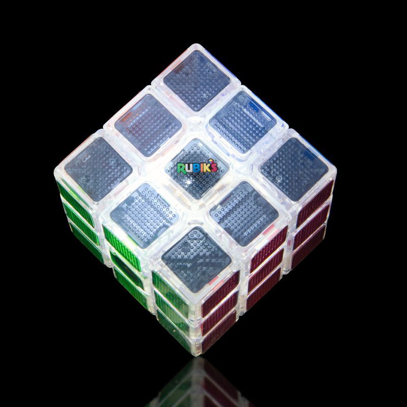 Rubiks kub 3x3 pulserande ljus