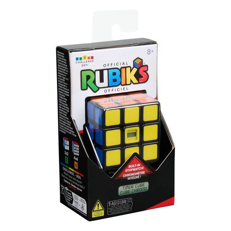 Rubiks kub 3x3 med inbyggd tidtagare