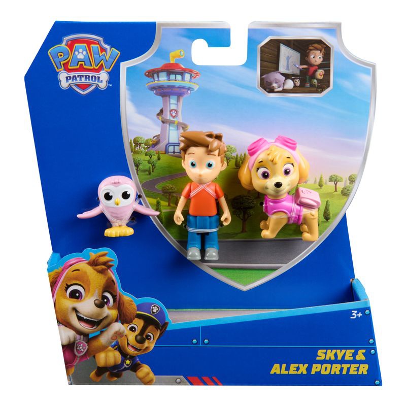 Paw Patrol-figur Skye och Alex Porter