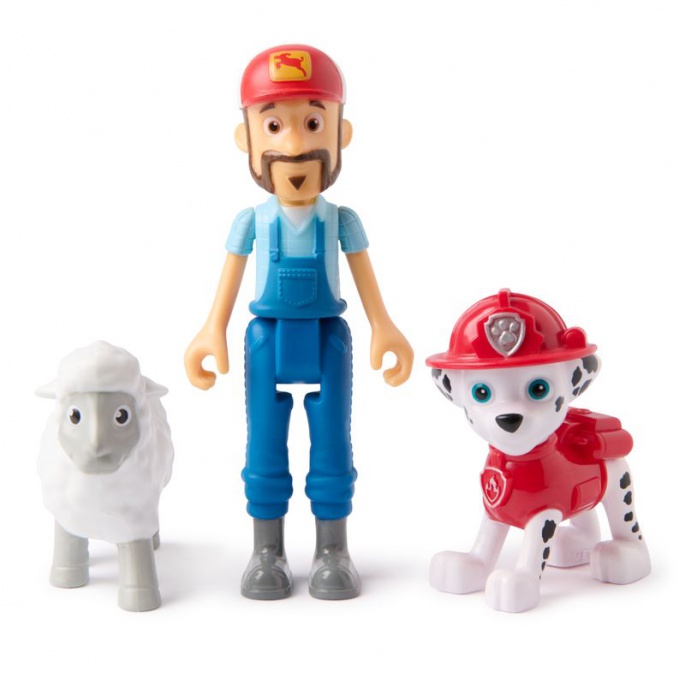 Paw Patrol-figur Marshall och bonden Al