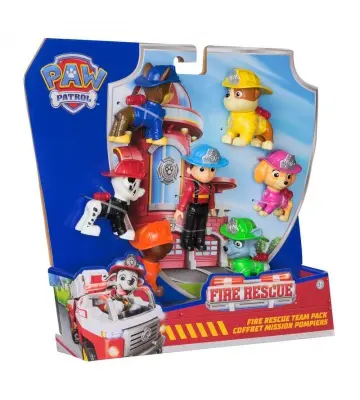 La Pat' Patrouille Fire Rescue multiensemble de figurines