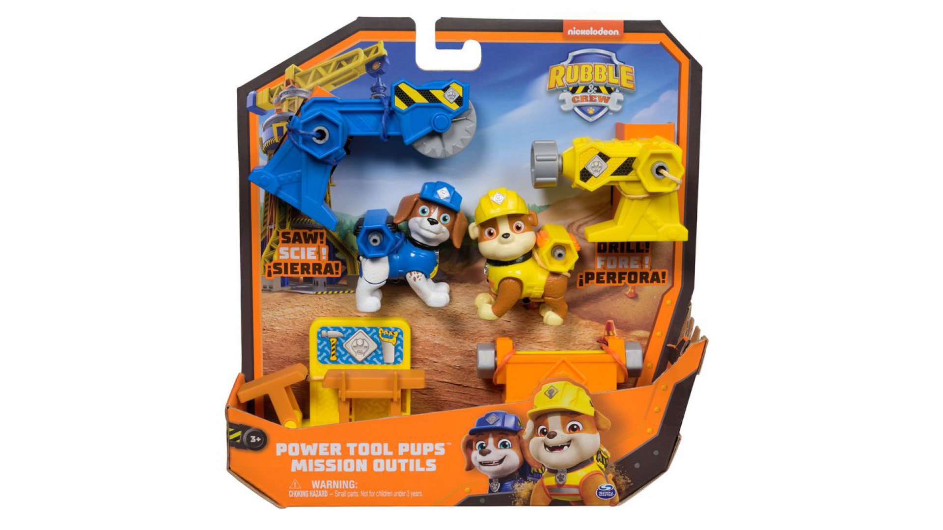 Rubble És A Csapat Figura Rubble És Wheeler Felszereléssel