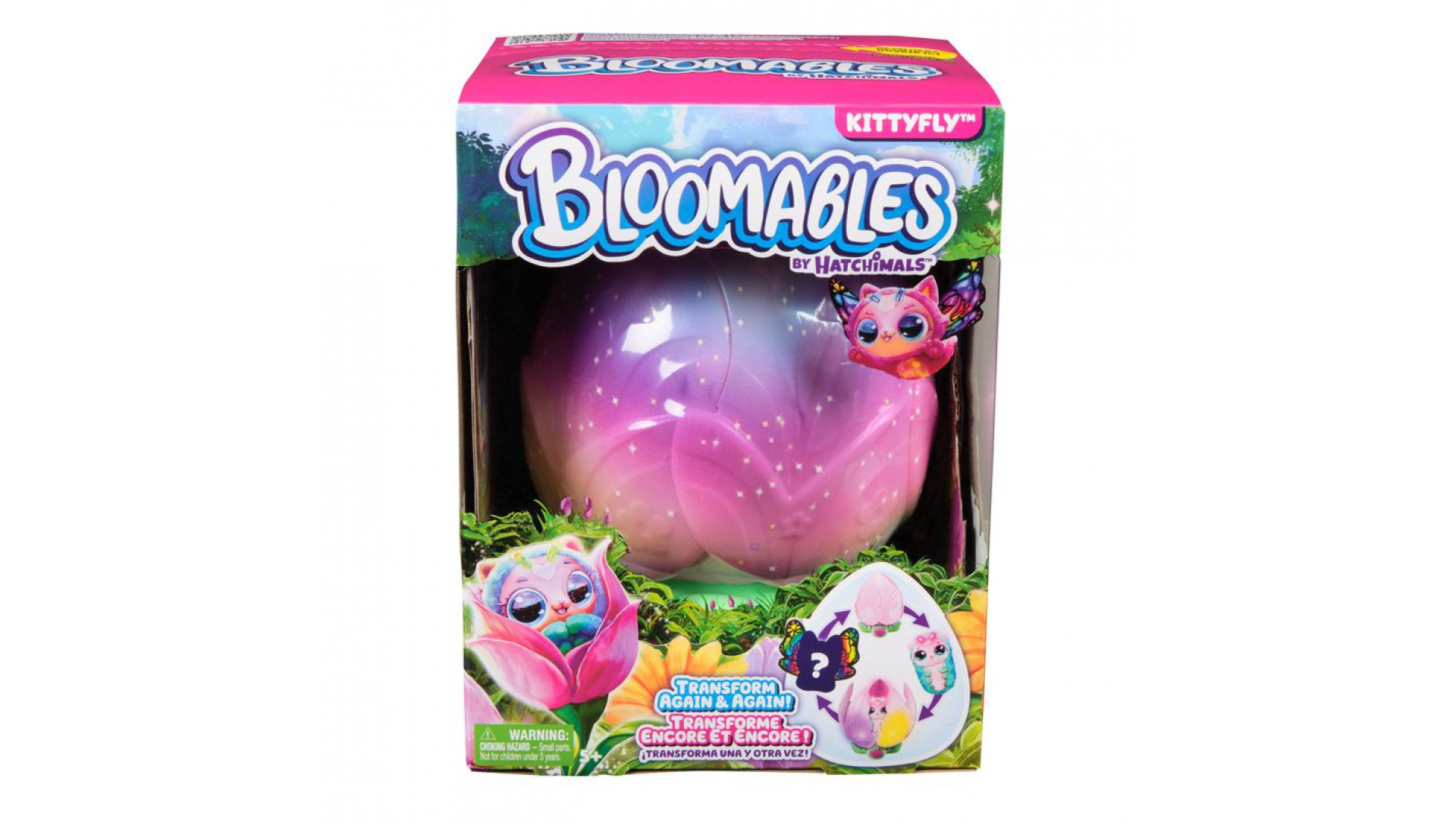 Hatchimals Bloomables púčik s prekvapením mačiatka