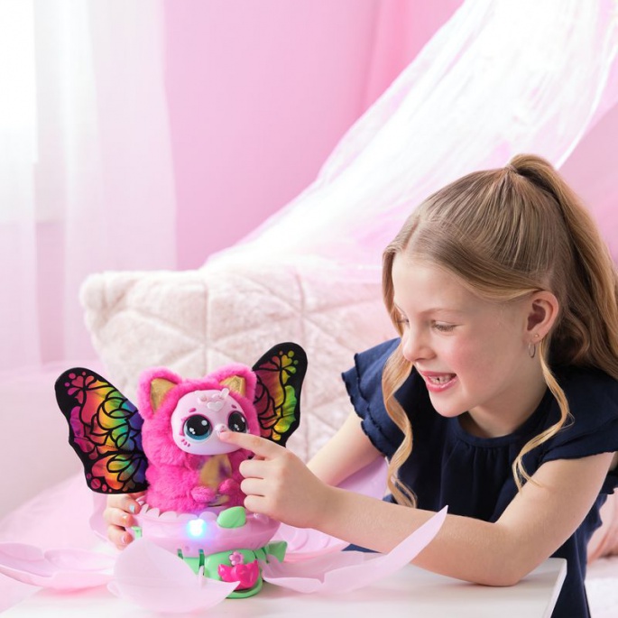 Hatchimals Bloomables poupě s překvapením koťátka