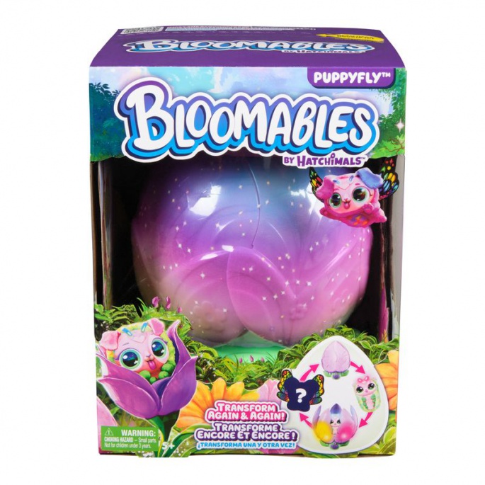 Hatchimals Bloomables poupě s překvapením štěňátka