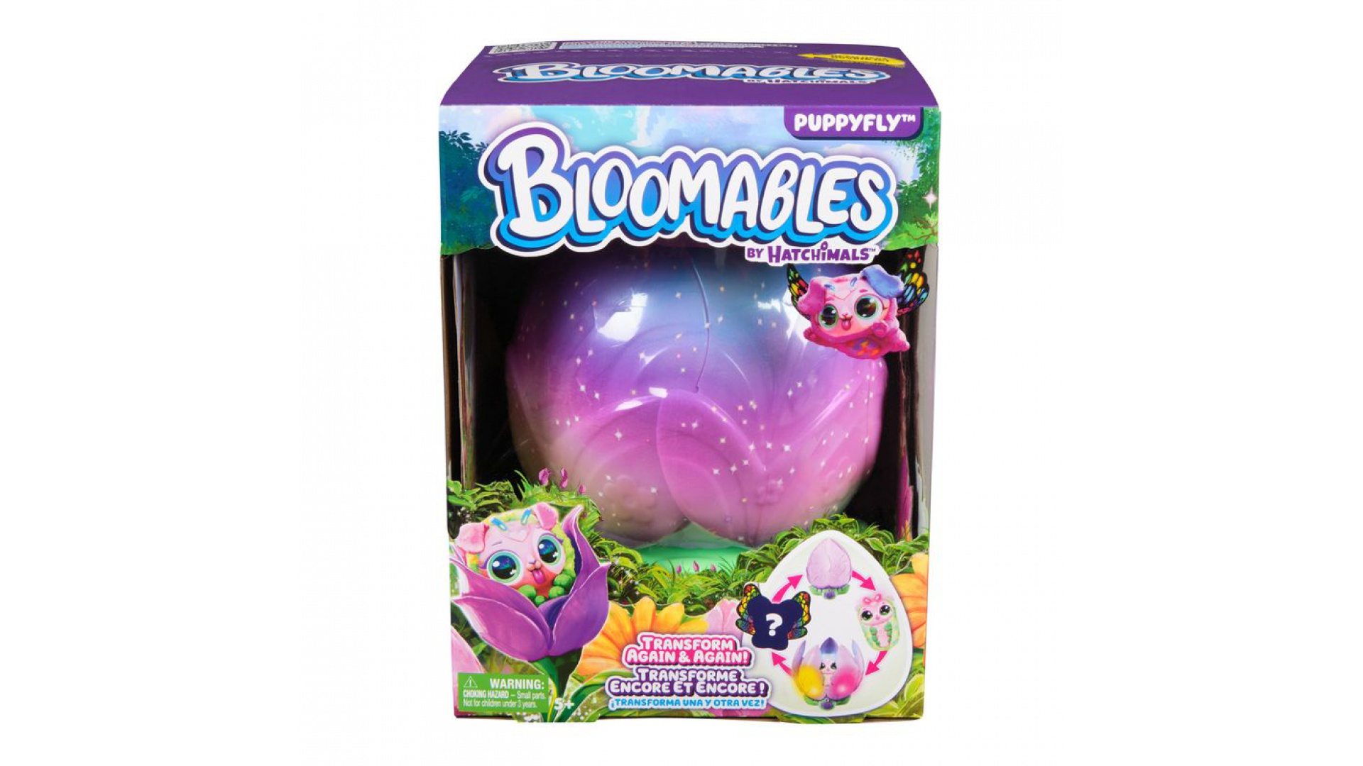 Hatchimals Bloomables púčik s prekvapením šteniatka